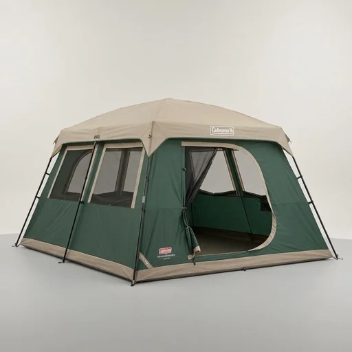 Coleman Instant Cabin Tent with Instant Setup, 10 Person view 2