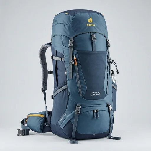 Deuter Aircontact Core 60+10 Backpacking Backpack view 2